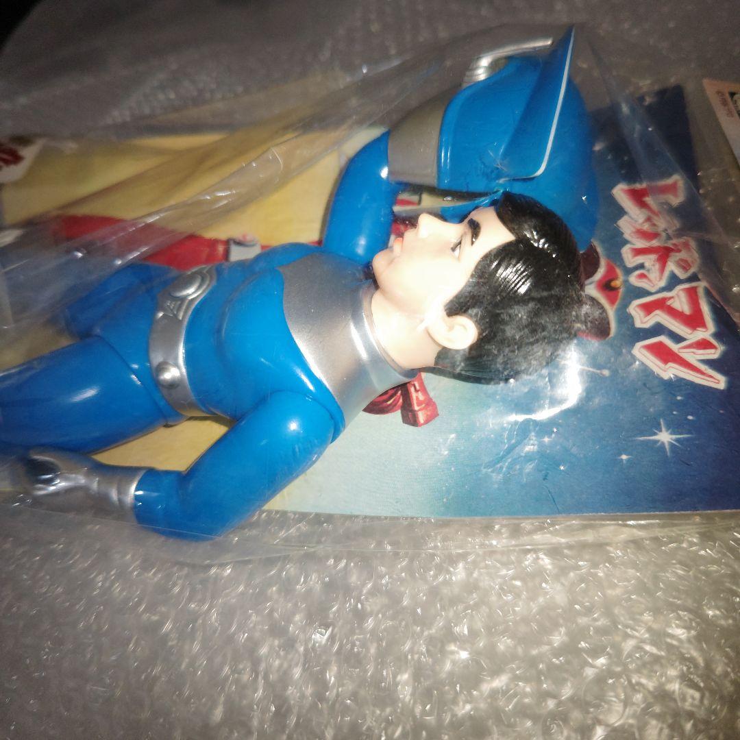 ブルマァク　レッドマン　ソフビ　青　面取れ　未開封