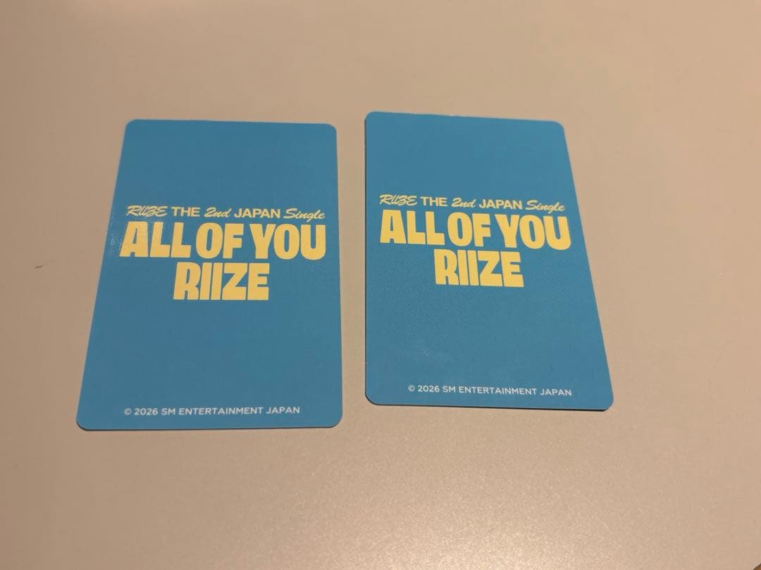 RIIZE ALL OF YOU ポップアップ ウォンビン トレカ - メルカリ