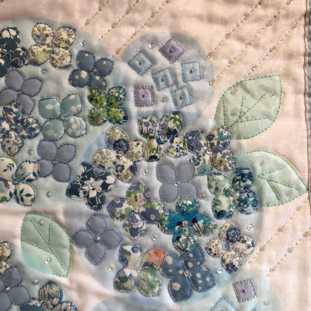 ホビーラホビーレ　タペストリー　紫陽花　完成品