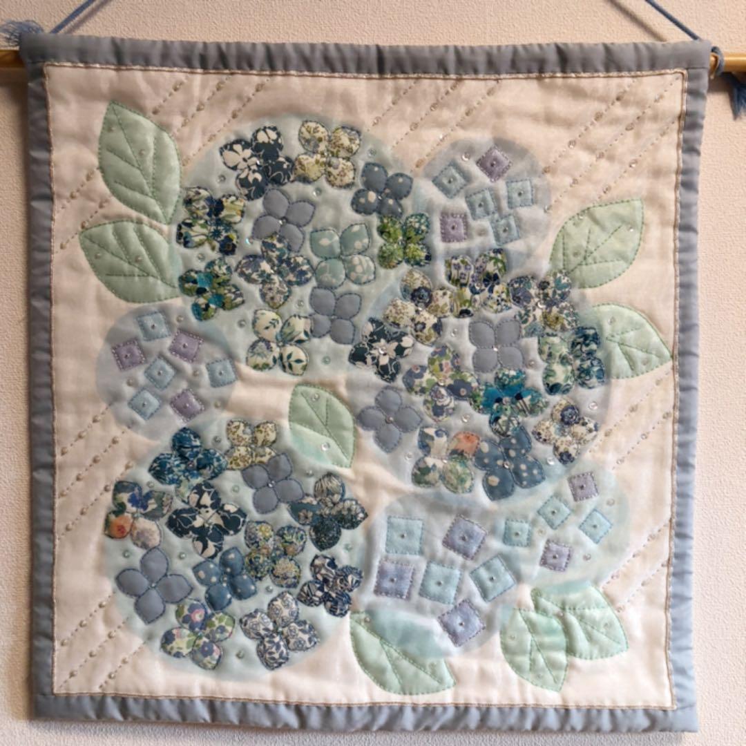 ホビーラホビーレ　タペストリー　紫陽花　完成品