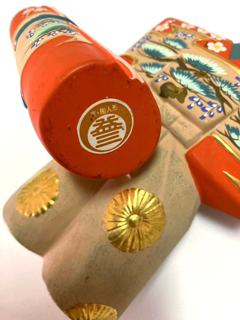 雛人形 京人形 小田益三作 ひな祭り 陶器 立雛 金彩 - メルカリ