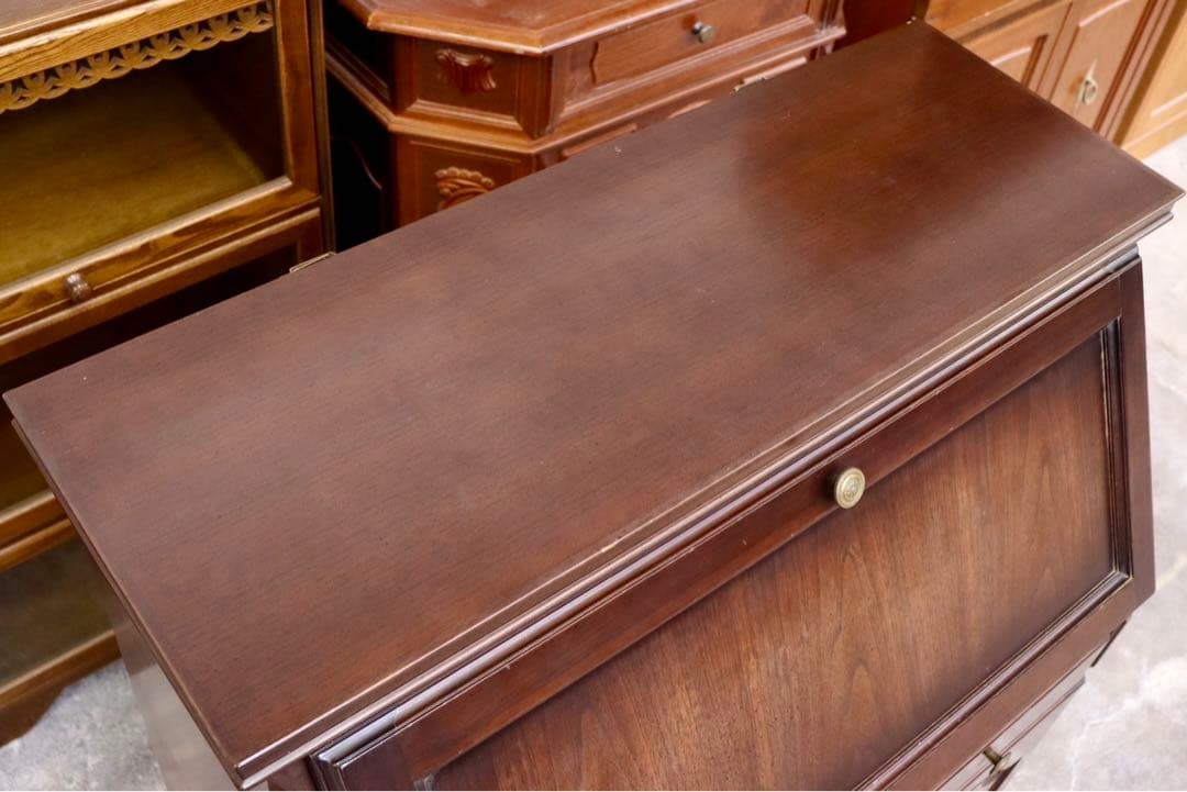 GMIH30○ライティングビューロー デスク 化粧台 書斎机 学習机 クラシック