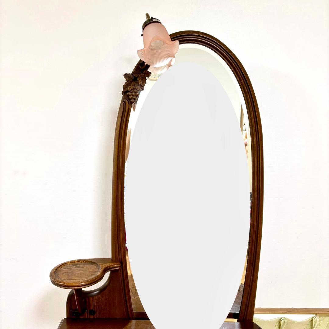 ドレッサー 姿見ドレッサー ヴィンテージドレッサー 木製 レトロ