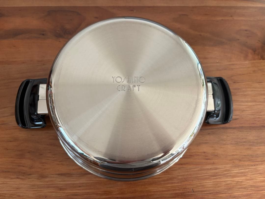 新品未使用　ヨシノクラフト 全面7層構造　20cm両手鍋 UW-20 3.5L