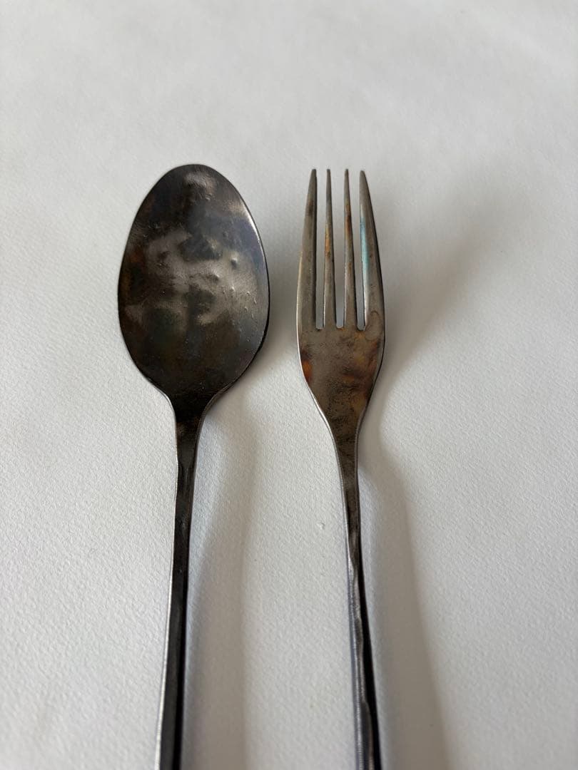 加成幸男　アイアン　カトラリー フォーク　スプーン　鍛鉄　錬金　ステンレス