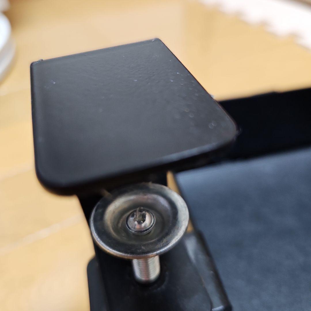 テーブル下収納　デスク下ラック 360度回転