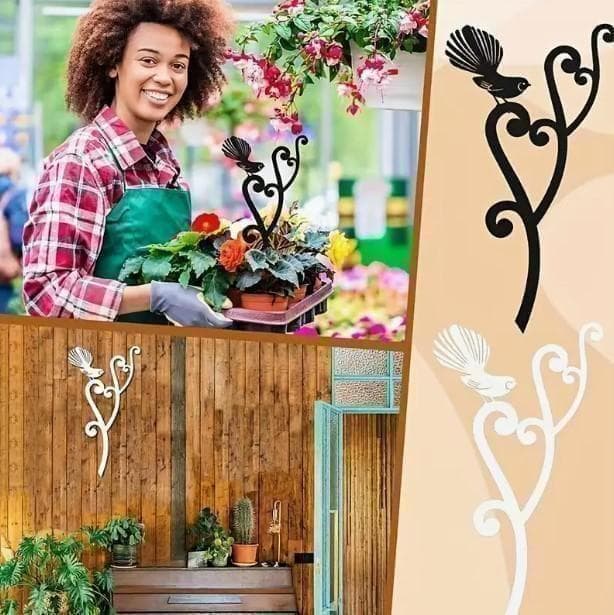 鳥さん 黒 ガーデンサイン2 インテリア雑貨 アイアン ガーデニング