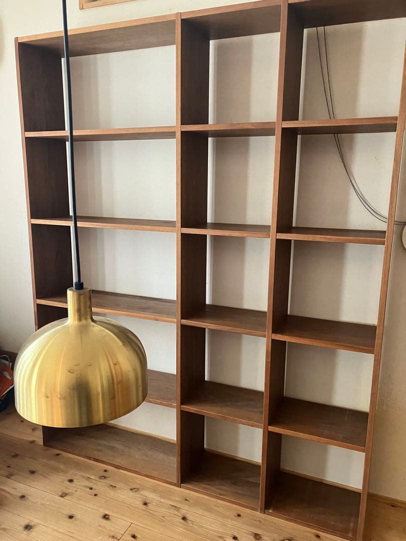 無印良品　スタッキングシェルフ　ウォールナット