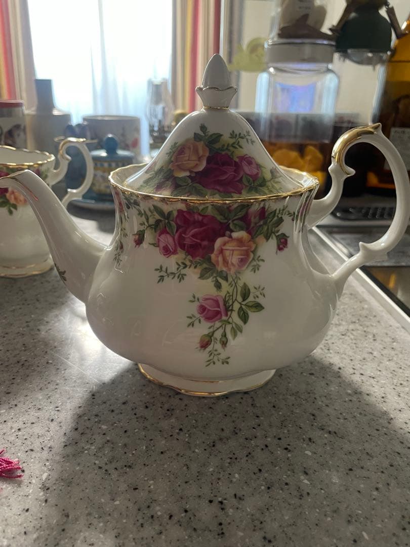  ALBART オールドカントリーローズ　 ティーセットと香水瓶