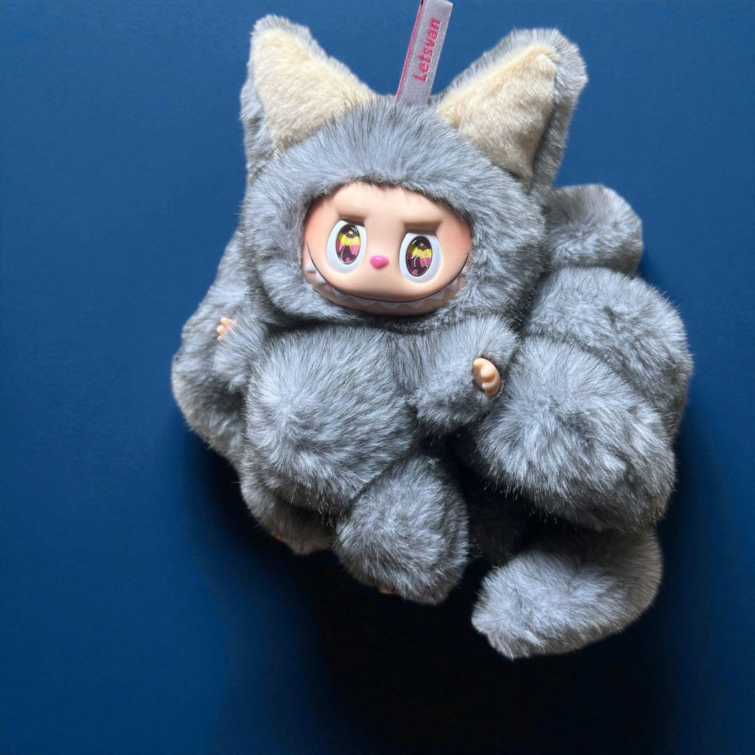 まかろん様専用】海外製【限定】九尾 ZIMOMO ラブブ ふわふわブルー