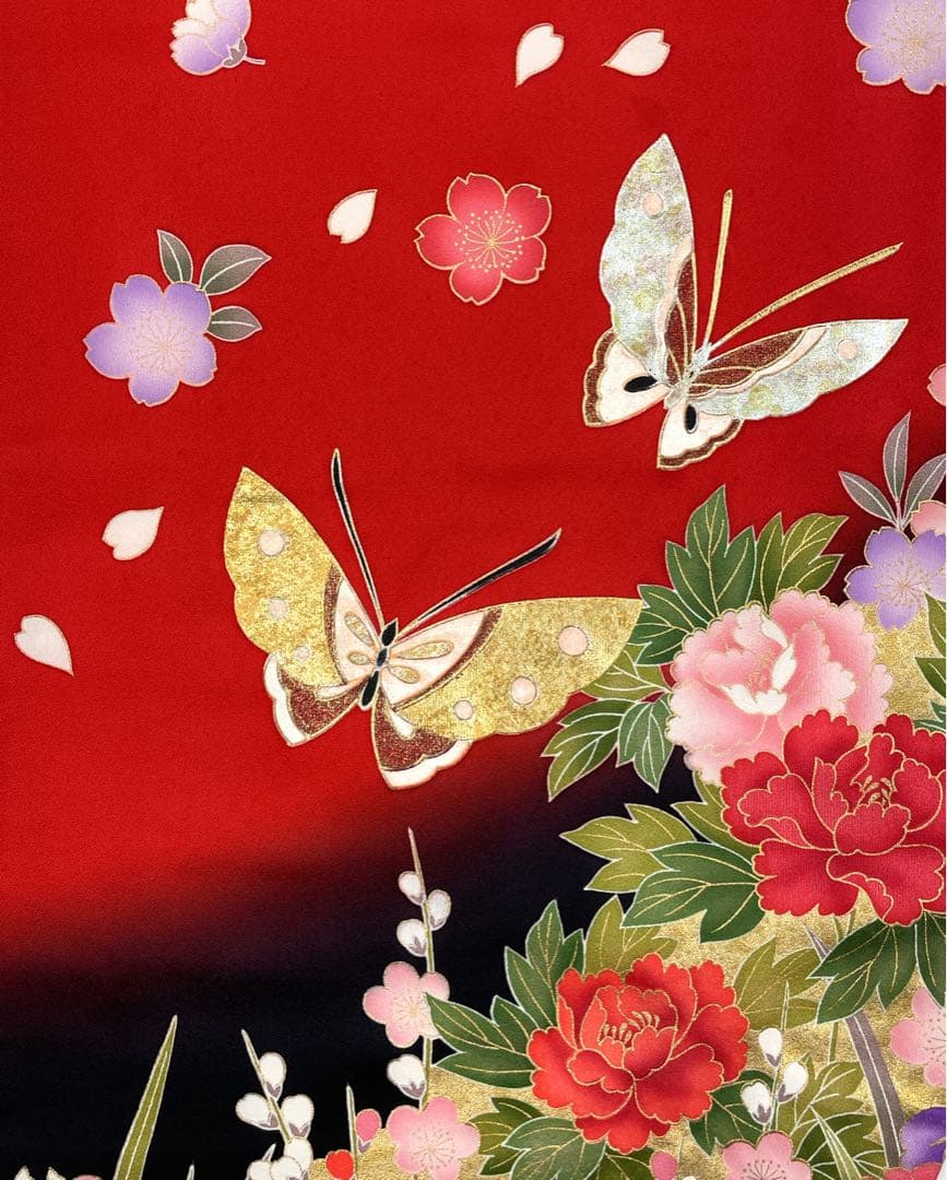 ◎mk-3379　七五三　女の子　着物　3歳　　12-10