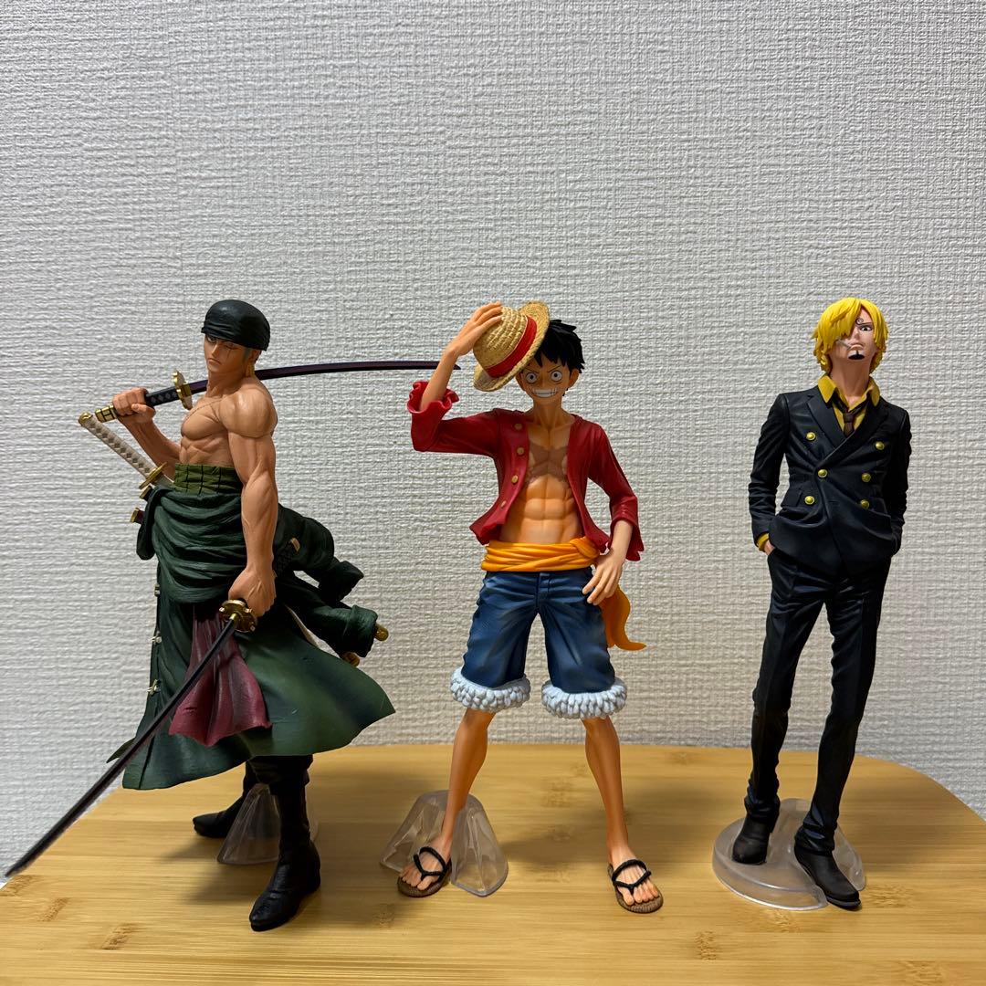 ワンピース フィギュア 一番くじ ルフィ ゾロ サンジ 両翼 - メルカリ