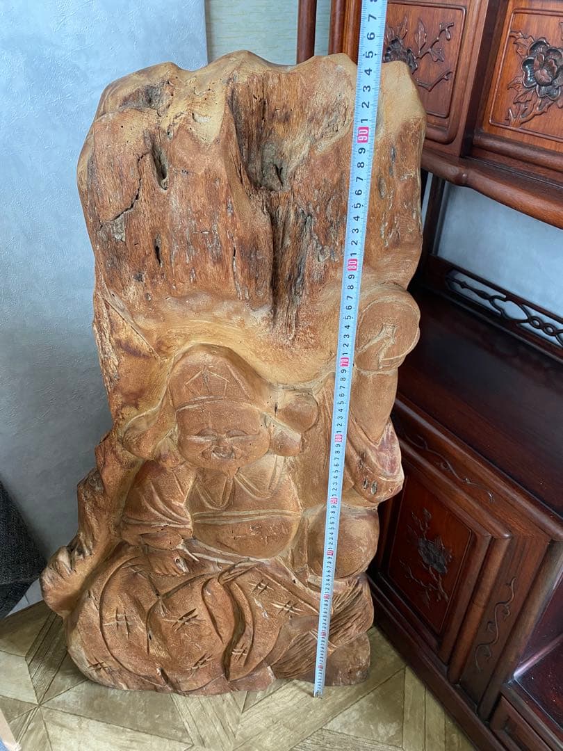 大黒様　木彫り　衝立　置物　縁起物　骨董