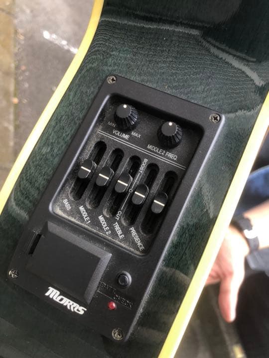 MORRIS MR-401 SBU エレクトリック アコースティック ギター MORRIS