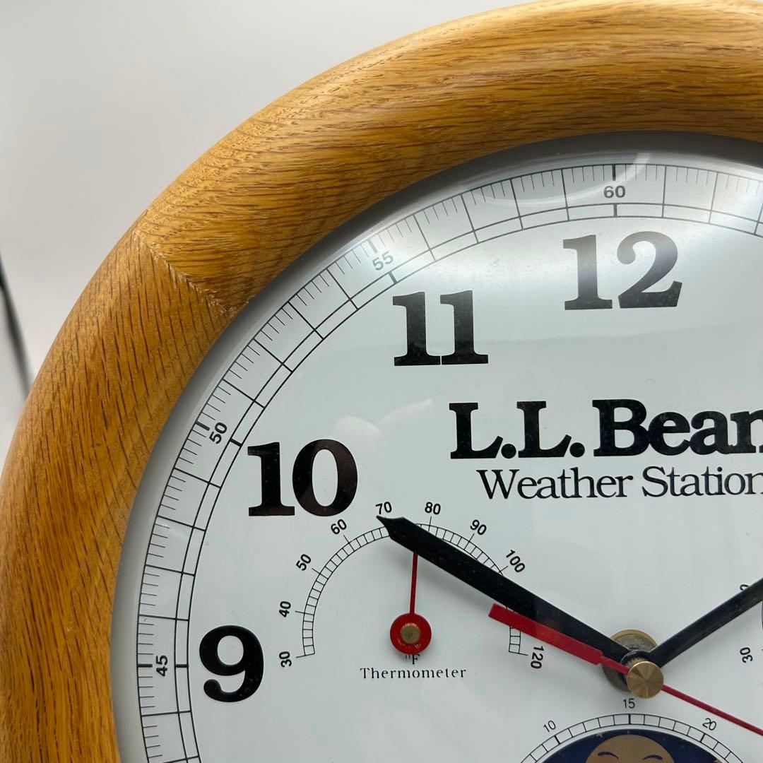 L.L.Bean エルエルビーン 壁掛け時計 weather station