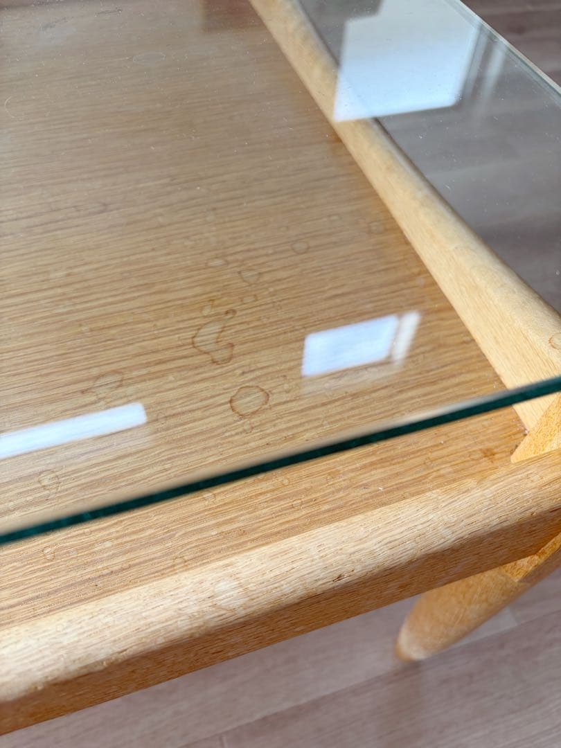 中目黒 HIKE ハイク Glass sofa table ローテーブル - メルカリ
