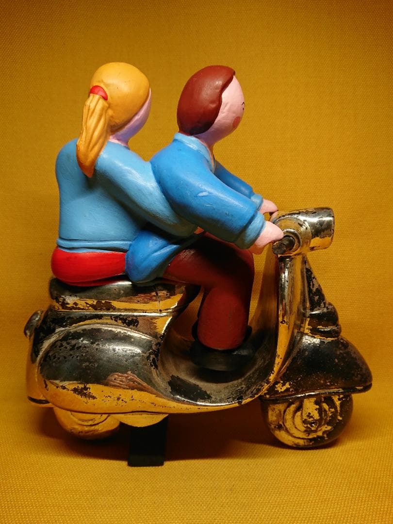 ヨーロッパ　アート　人形　オブジェ　置物　インテリア　工芸品　美術品　A2769