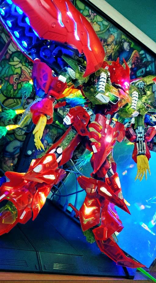 完成品 機甲の城 1/72 キュベレイ 1100個限定クリア 専用台座付き