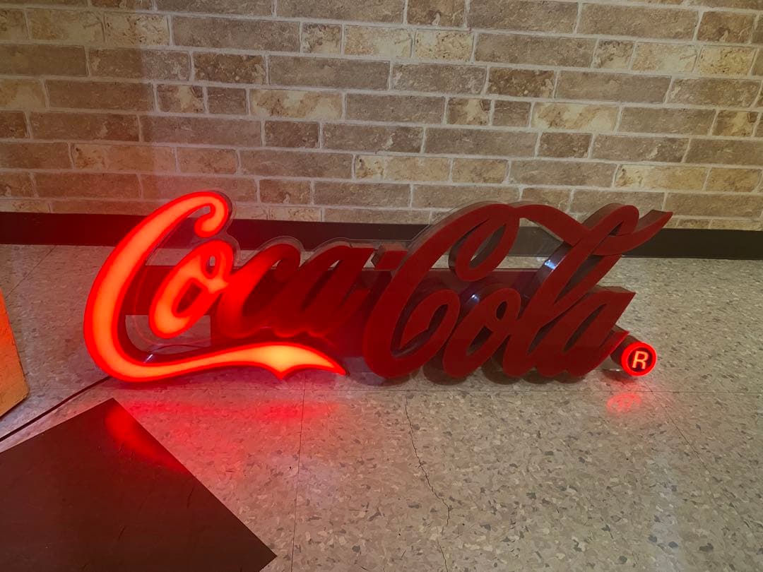 コカコーラ　ディスプレイ　ネオン　サイン　大