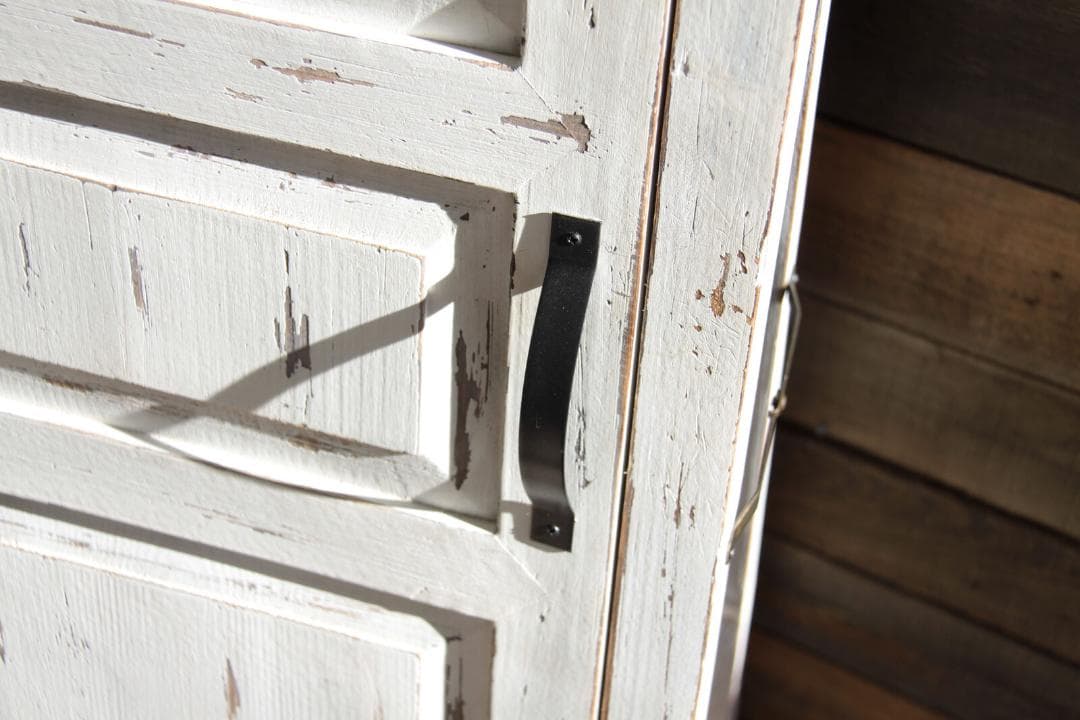 ドア型ミラー☆ホワイト　ミラー　ドアミラー　スタンドミラー　壁掛け　姿見　鏡