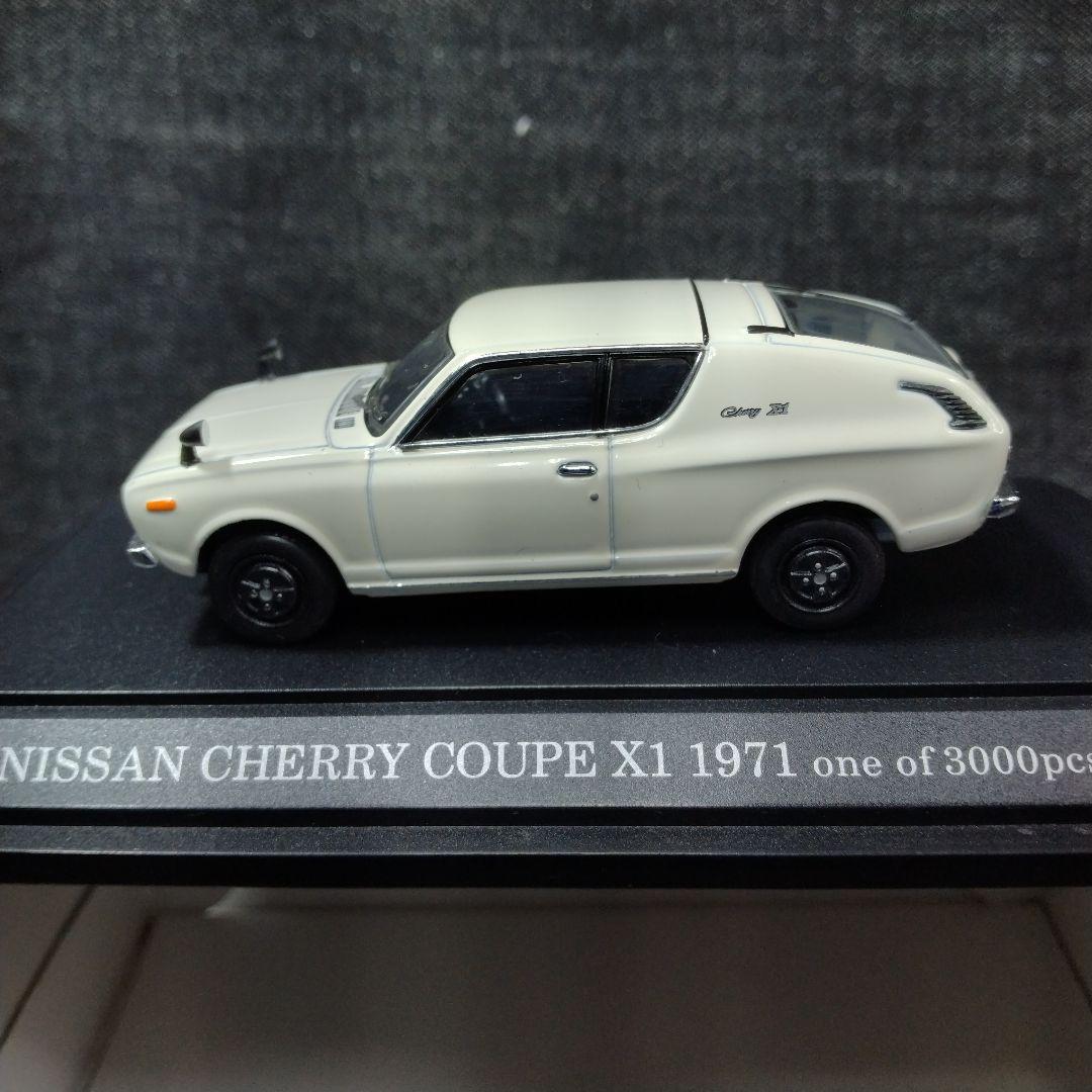 ☆美品・ エブロ 日産 チェリークーペ X1 1971旧車 1/43 MMP☆ - メルカリ