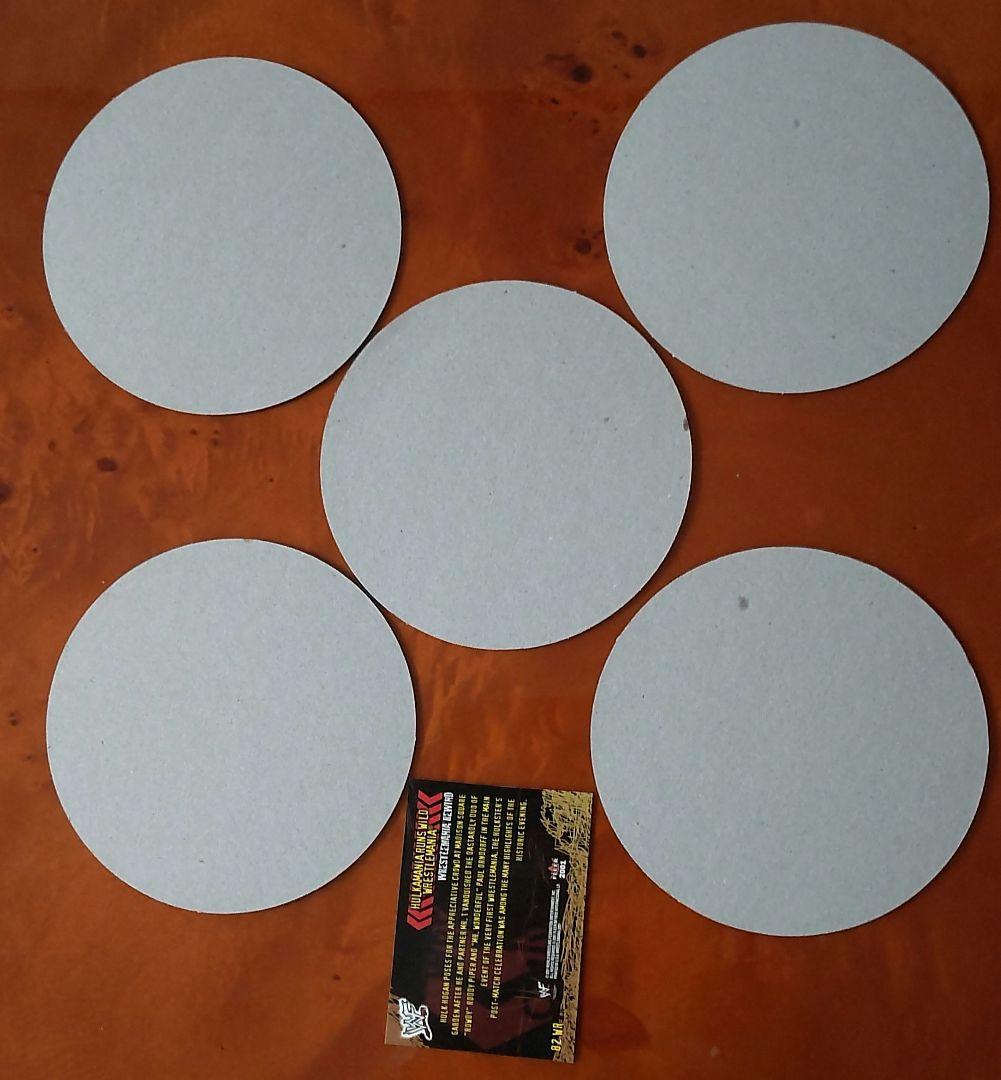 【ハルクホーガン】プロレスめんこ ホーガン・猪木・ハンセン・Tマスク・カブキ