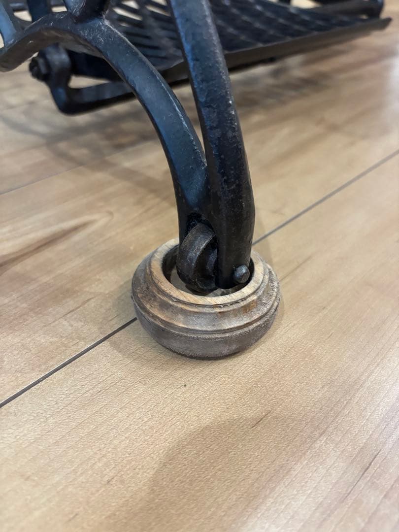 工業用singer網脚テーブル　引き出し付き