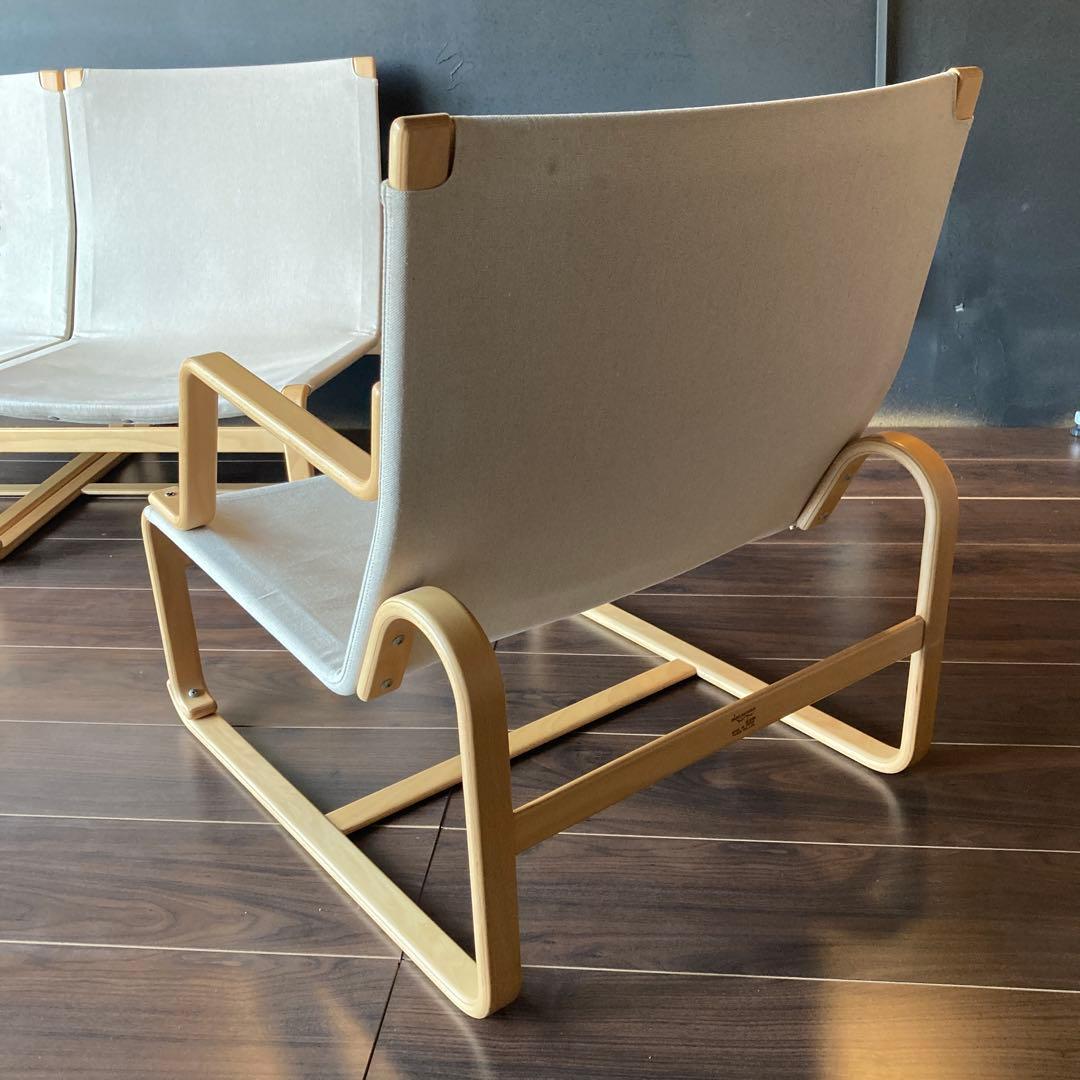 ①【送料込み】天童木工　マットソン　イージーチェア ブルーノ　3人　ソファー