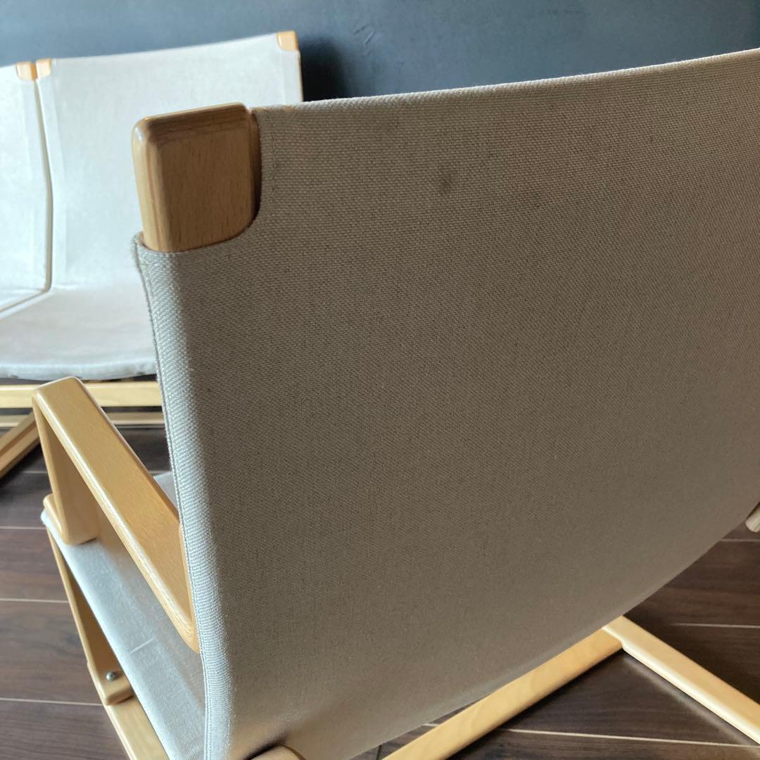 ①【送料込み】天童木工　マットソン　イージーチェア ブルーノ　3人　ソファー