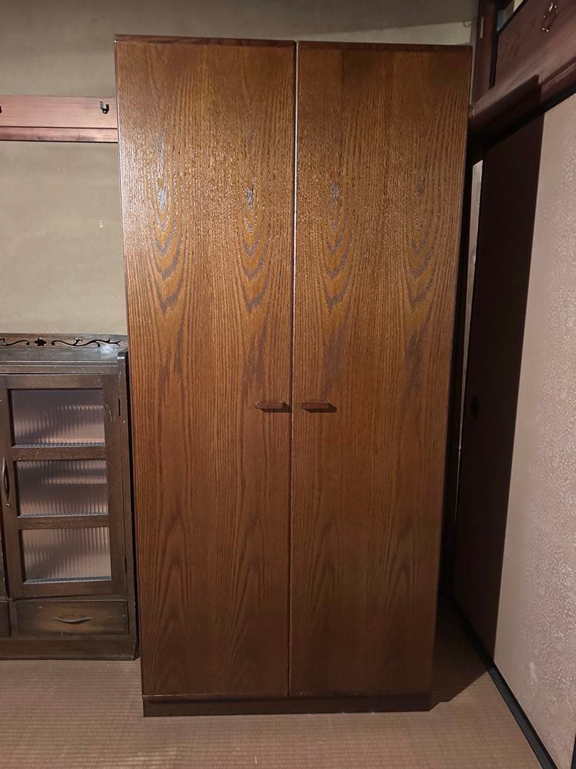 木製クロゼット　アンティーク　家具　ヴィンテージ　昭和レトロ　京町家