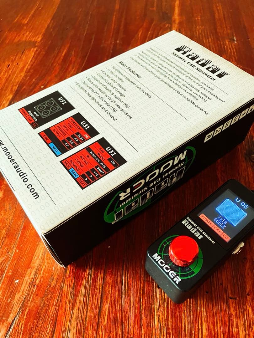 MOOER Radar スピーカーキャビネットシミュレーター