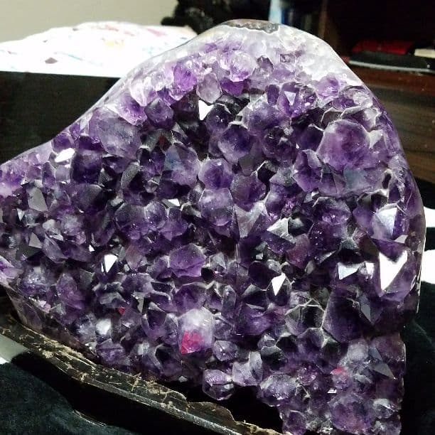 アメジスト原石置物