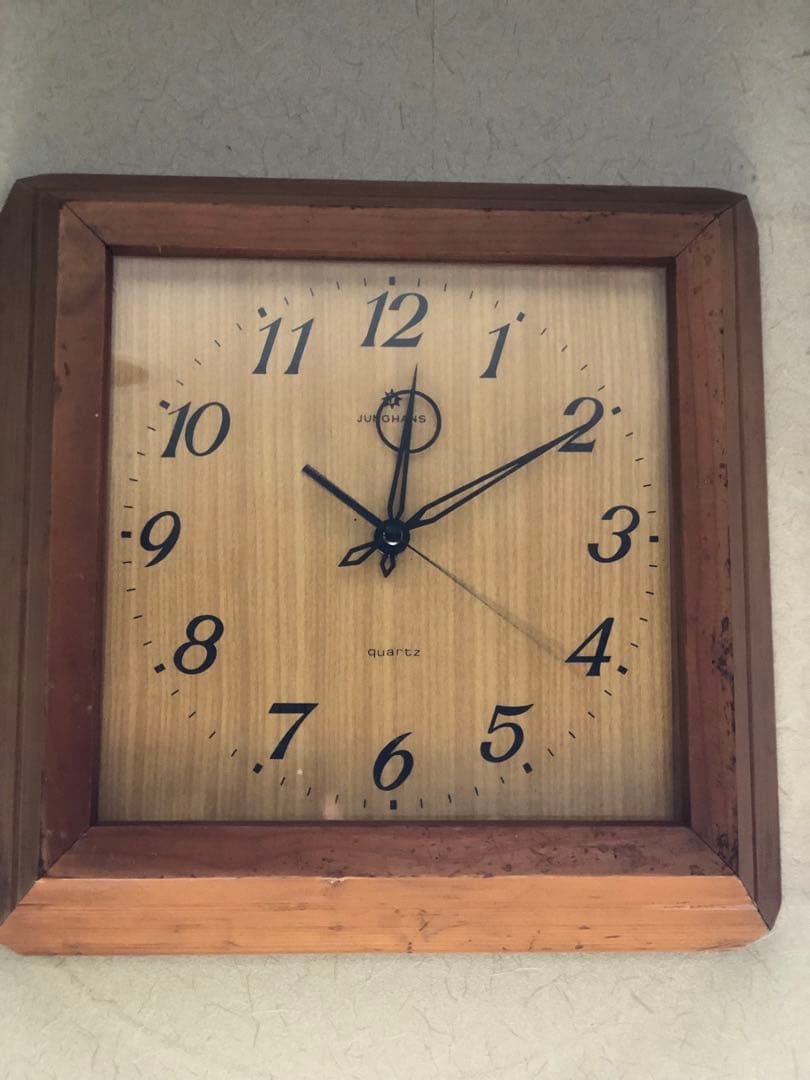 JUNGHANS 稼働品　掛け時計　ユンハンス　ミッドセンチュリー　レトロ