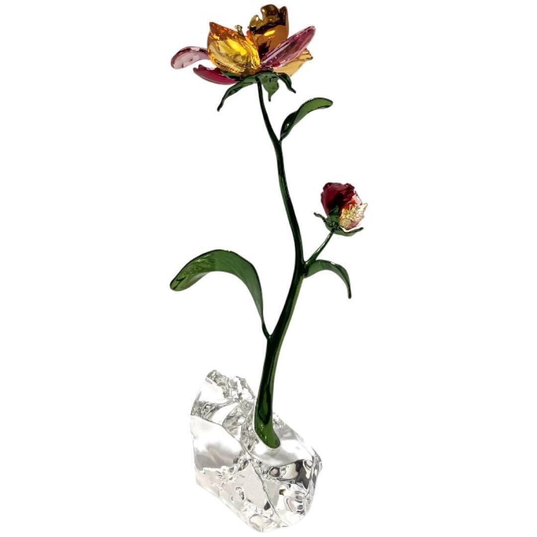 新作新品 SWAROVSKI スワロフスキー Idyllia花 L 置物 お花