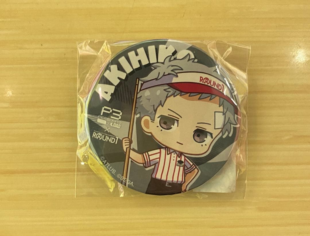 ペルソナ3 缶バッジ リロード ラウンドワン 缶バッジ 真田明彦 SD