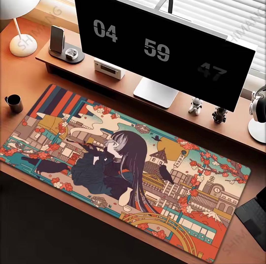 ホロライブ 儒烏風亭らでん デスクマット マウスパッド プレイマット