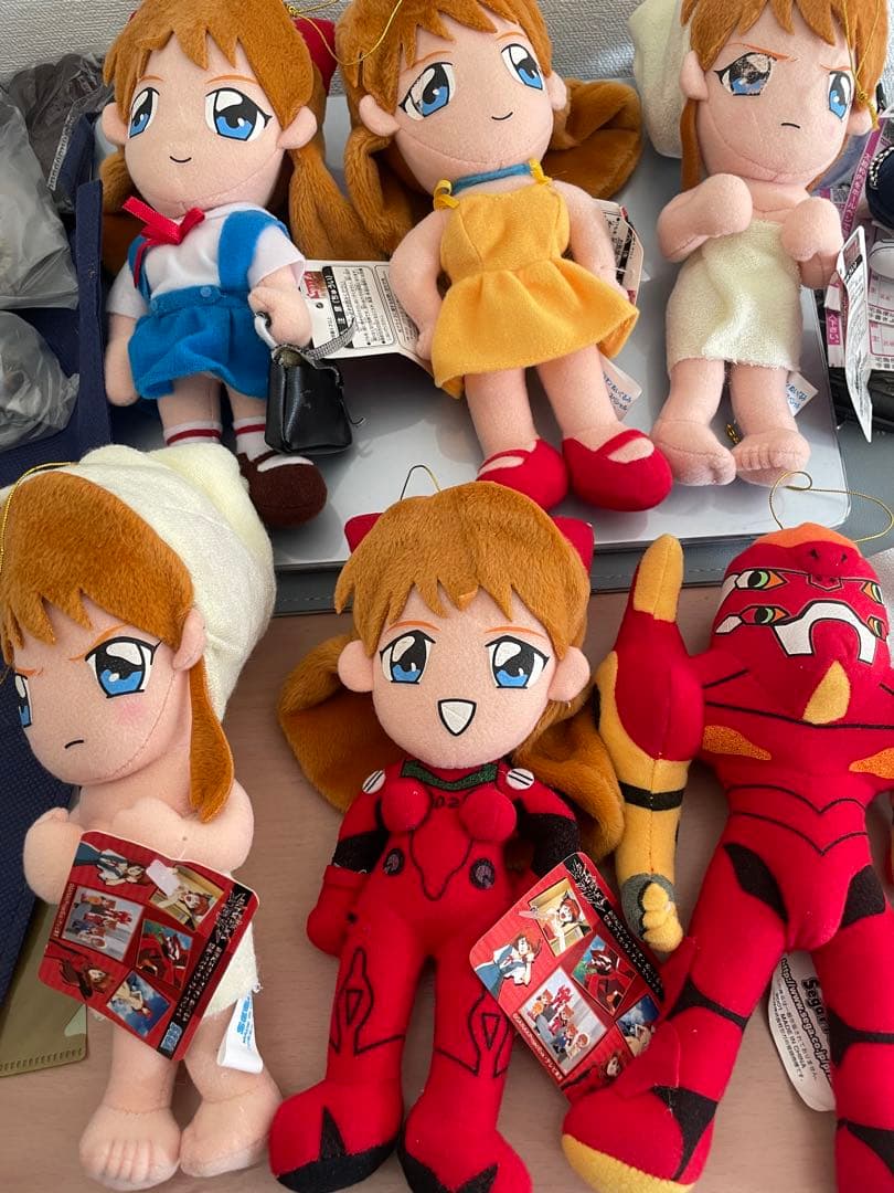 希少 新世紀エヴァンゲリオン ぬいぐるみ アスカ 6個セット エヴァンゲリオンシリーズから「アスカ」のぬいぐるみが登場！