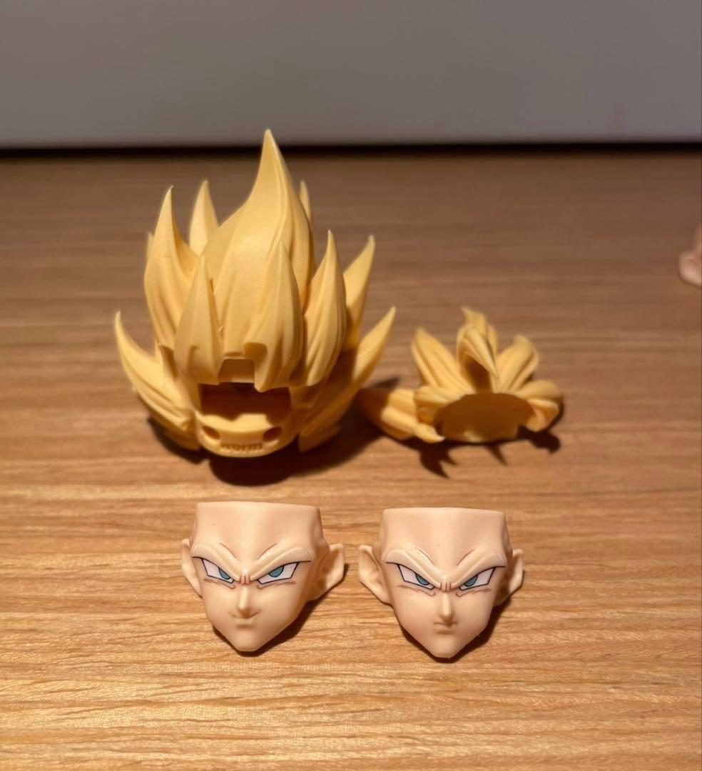 S.H.Figuarts用 孫悟空スパーサイヤ人2 ヘッドパーツ