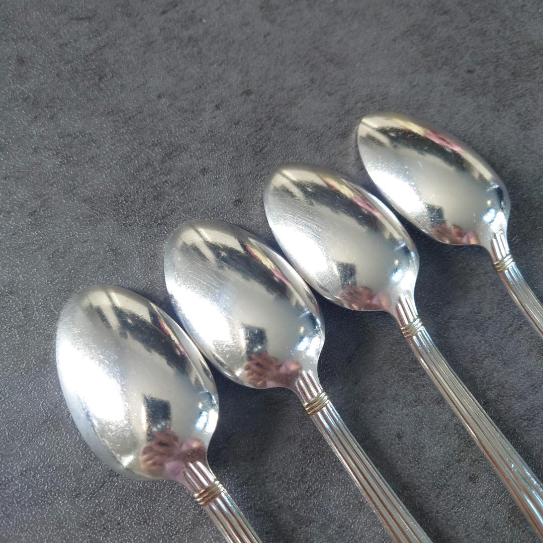 格安 希少 クリストフル アリアゴールドリング コーヒースプーン 4点