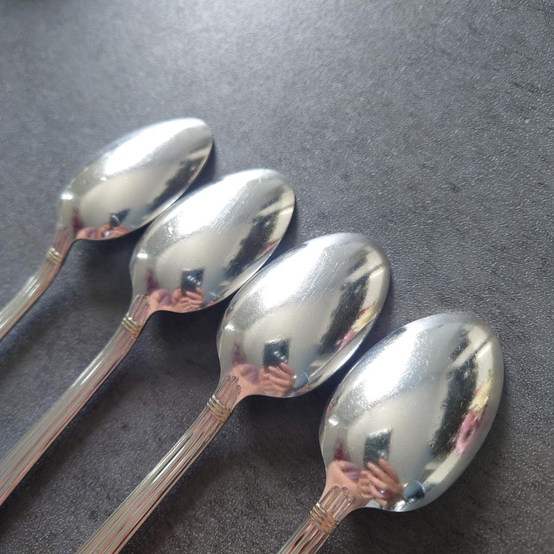 格安 希少 クリストフル アリアゴールドリング コーヒースプーン 4点