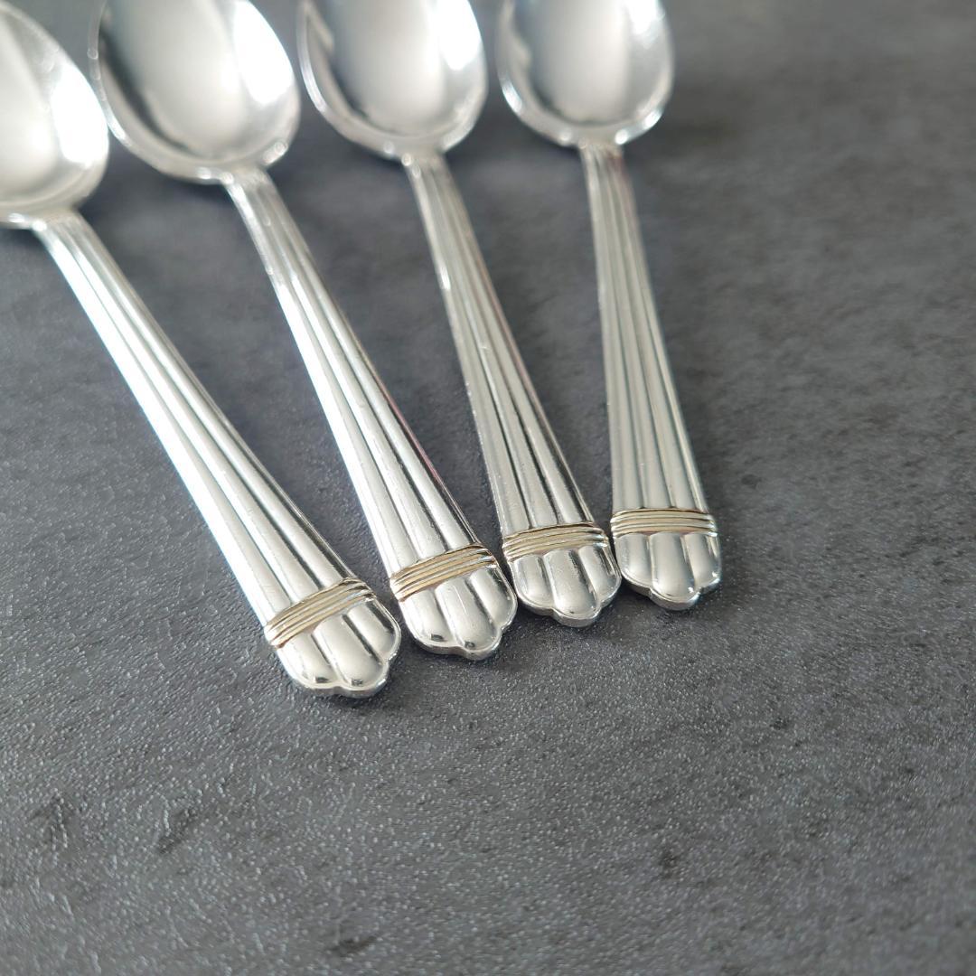 格安 希少 クリストフル アリアゴールドリング コーヒースプーン 4点