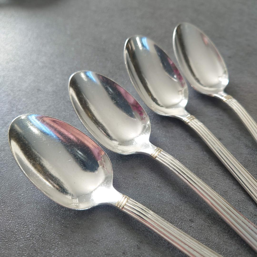 格安 希少 クリストフル アリアゴールドリング コーヒースプーン 4点