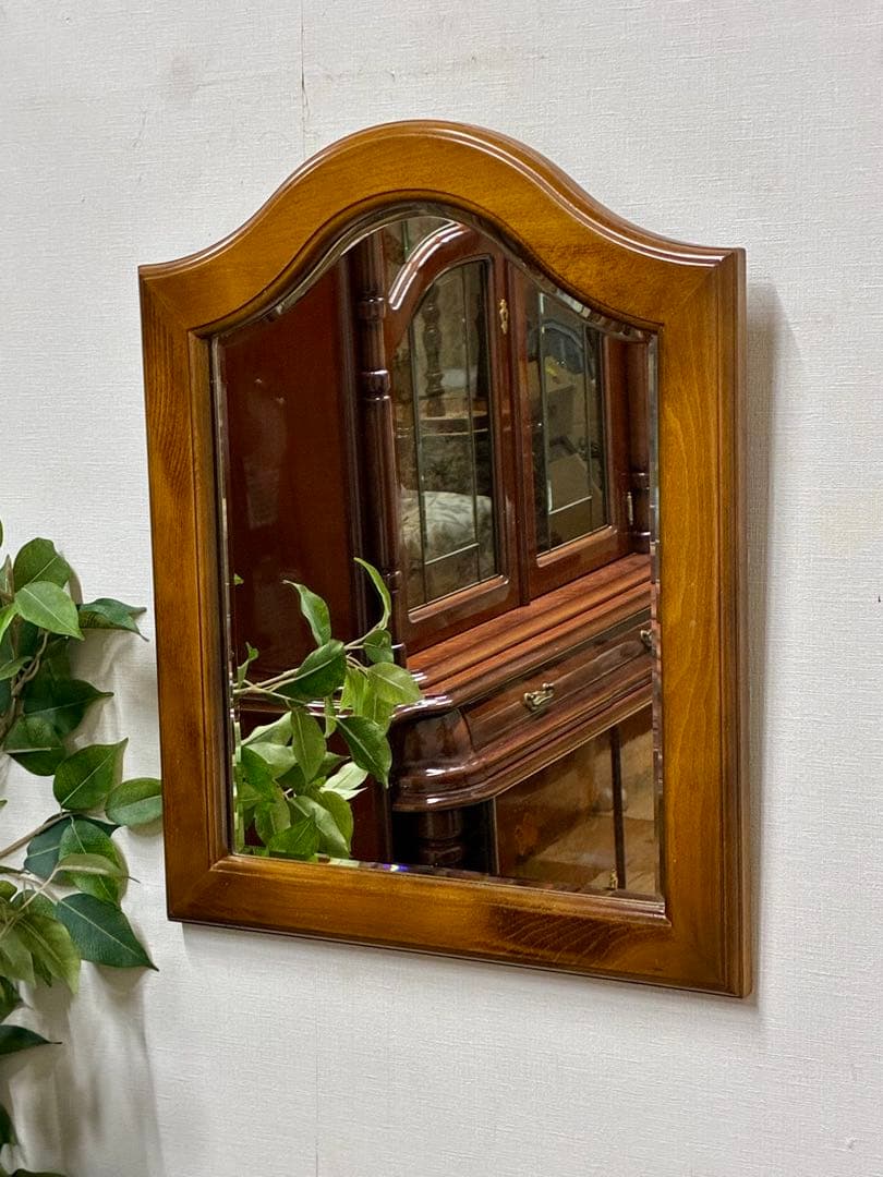 あや☆管383☆カリモク☆karimoku☆アンティーク☆ウォールミラー