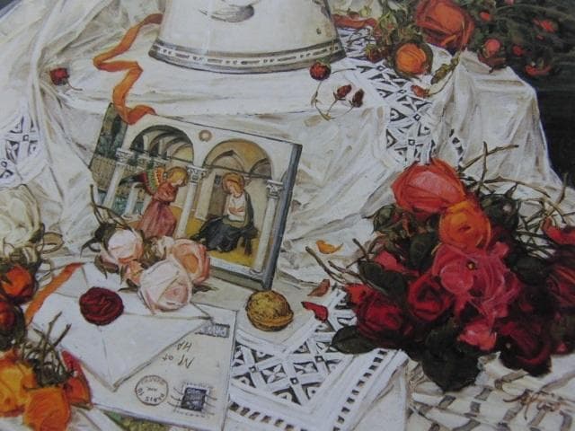 斎藤由比、【バースディローズ】、希少な大判額装用画集より、美品