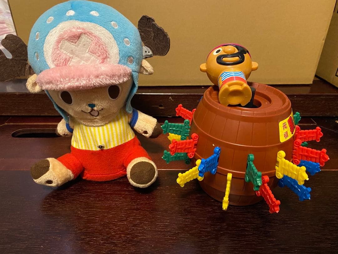 ぬいぐるみ ONE PIECE 爆笑チョッパー 黒髭危機一髪 セット - メルカリ