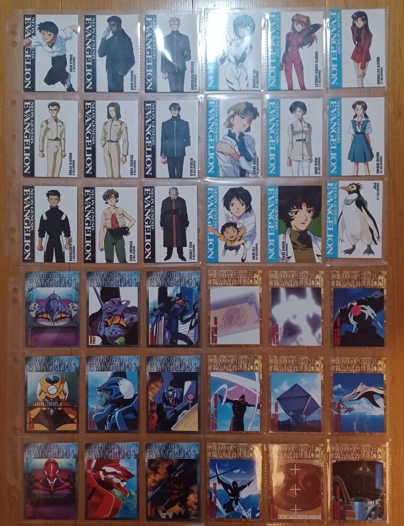 ほぼ 初版フルコンプ エヴァンゲリオン カードダスマスターズ 第壱集 バインダー