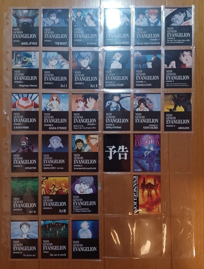 ほぼ 初版フルコンプ エヴァンゲリオン カードダスマスターズ 第壱集 バインダー