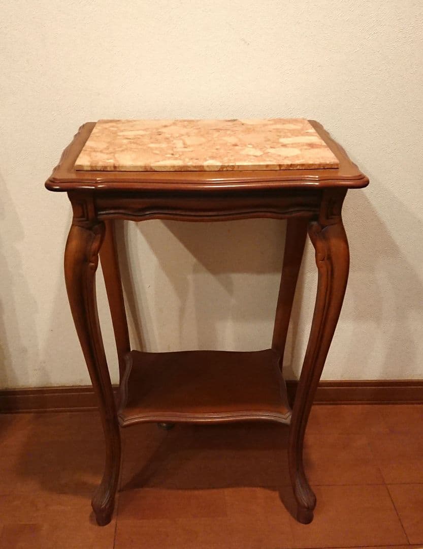 【超メルカリ市限定価格】イタリア 大理石 猫脚コンソールテーブル アンティーク