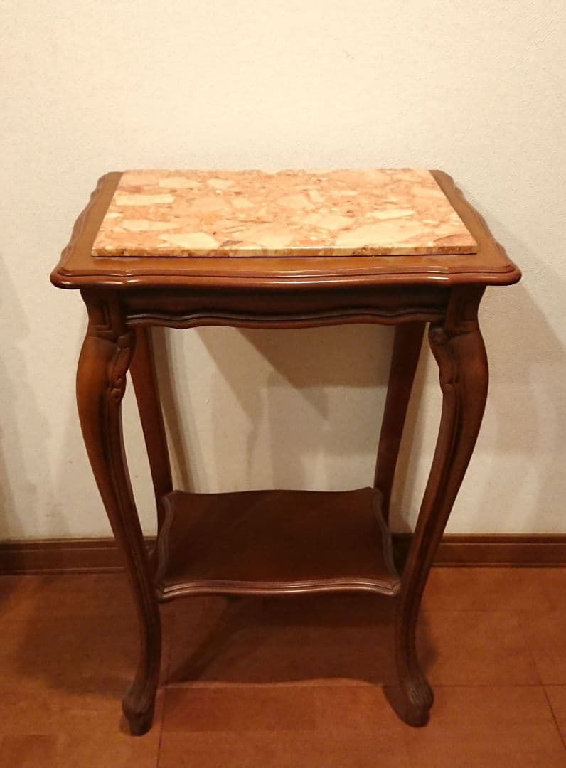 【超メルカリ市限定価格】イタリア 大理石 猫脚コンソールテーブル アンティーク