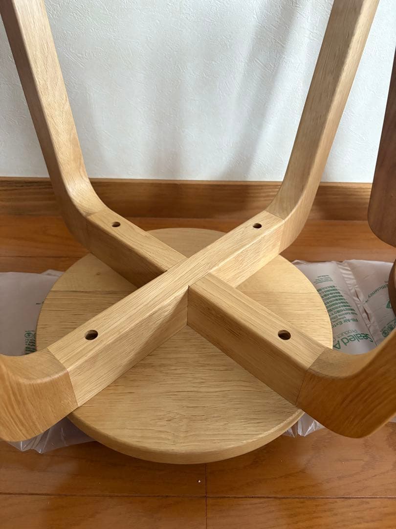 木製 スツール スタッキング 2脚セット ハンドメイド